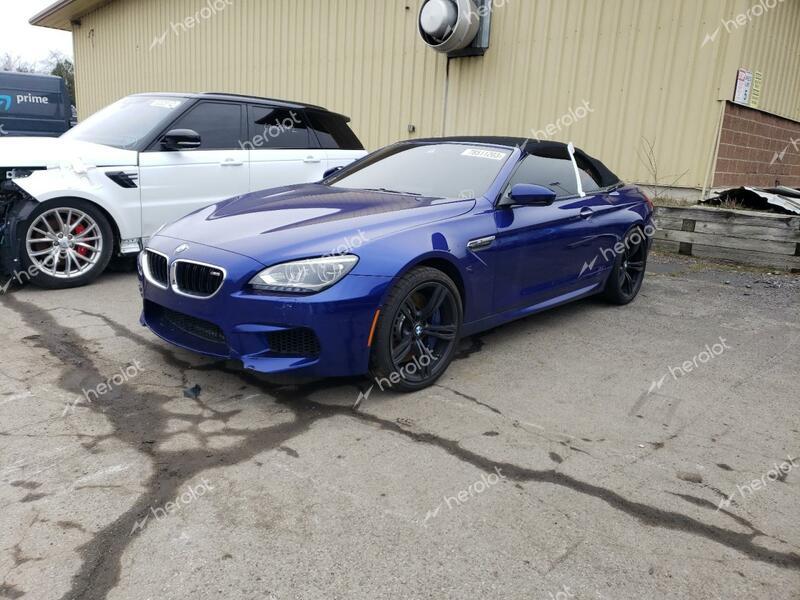 BMW M6 2015 blue converti gas WBSLZ9C55FD651441 photo #1