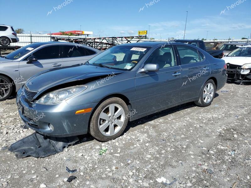 LEXUS ES 330 2005 blue  gas JTHBA30G855142240 photo #1