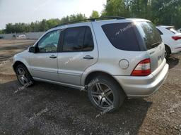 MERCEDES-BENZ ML 500 2002 silver 4dr spor gas 4JGAB75E02A359885 photo #3