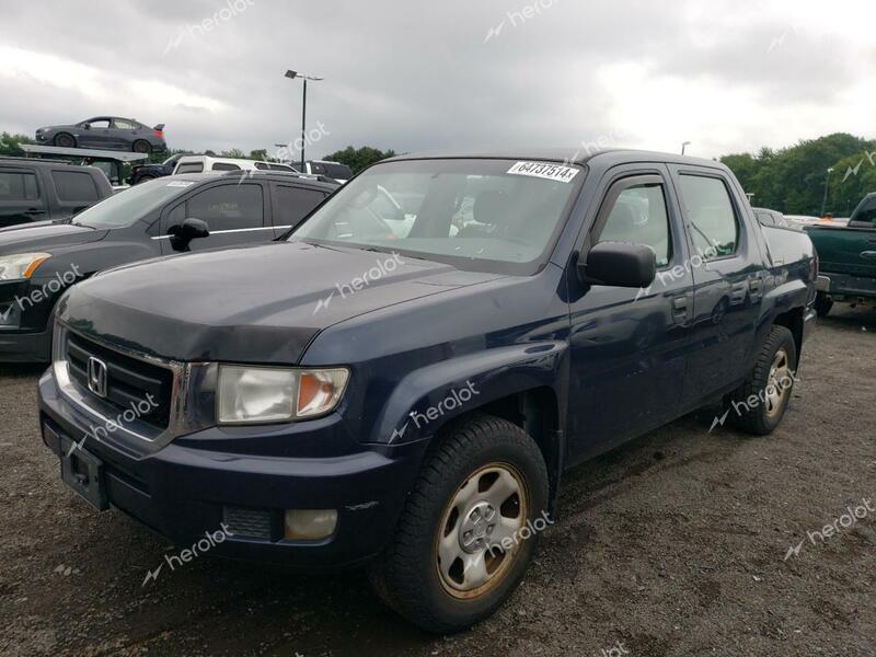 HONDA RIDGELINE 2009 blue crew pic gas 2HJYK16249H502624 photo #1