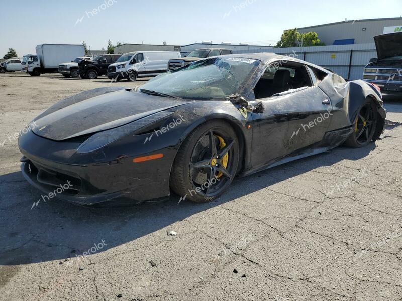 FERRARI 458 ITALIA 2011 black  gas ZFF67NFA6B0180883 photo #1