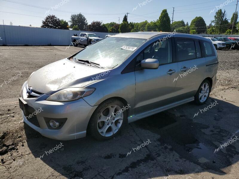 MAZDA 5 2010 silver  gas JM1CR2WL9A0382515 photo #1