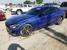 BMW M340I 2020 blue  gas WBA5U7C06LFH16112 photo #2