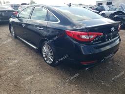 HYUNDAI SONATA SPO 2015 black  gas 5NPE34AF1FH205104 photo #3