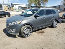 KIA SORENTO LX 2016 black  gas 5XYPGDA54GG135188 photo #2