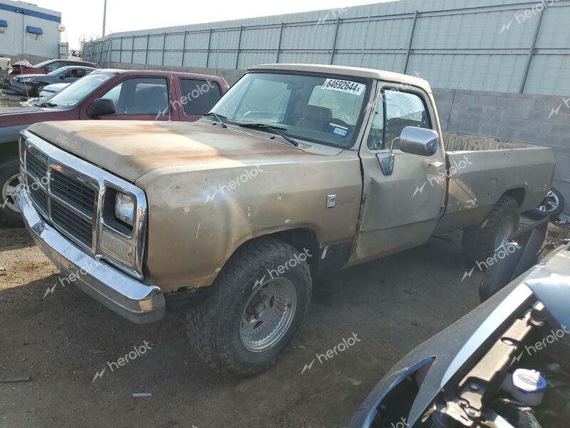 DODGE D-SERIES D 1993 beige pickup diesel 1B7KE26C6PS274406 photo #1