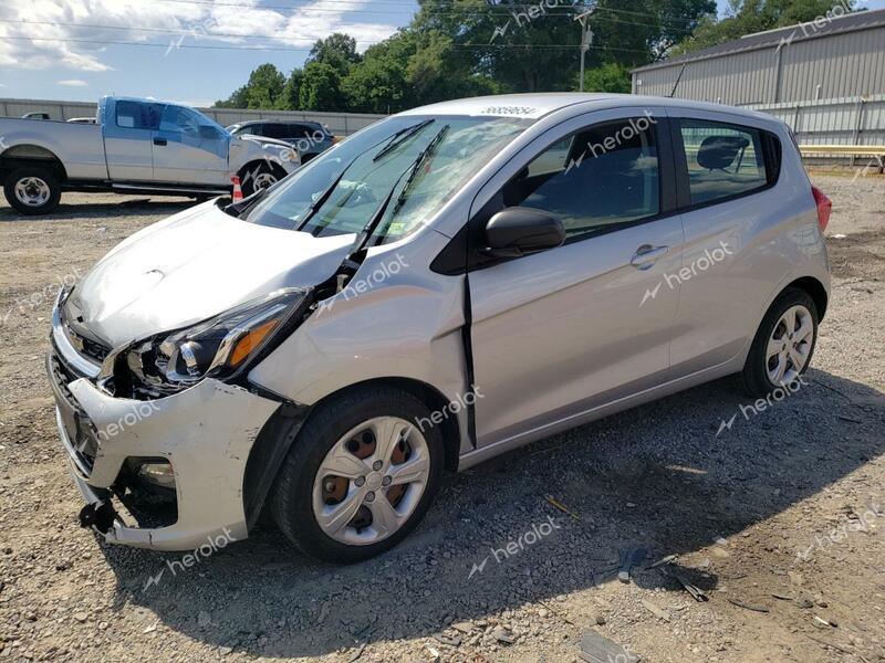 CHEVROLET SPARK LS 2020 silver  gas KL8CB6SA1LC407482 photo #1