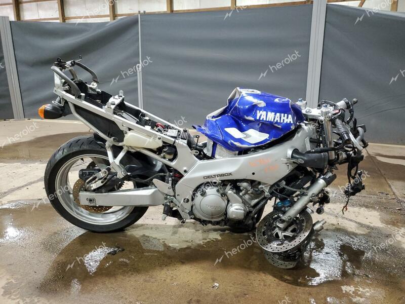 YAMAHA YZF600 R 1997 blue  gas JYA5AHE05VA001863 photo #1