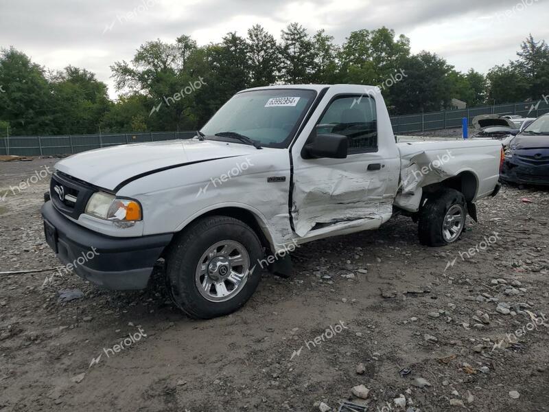 MAZDA B2300 2007 white pickup gas 4F4YR12D47PM06158 photo #1