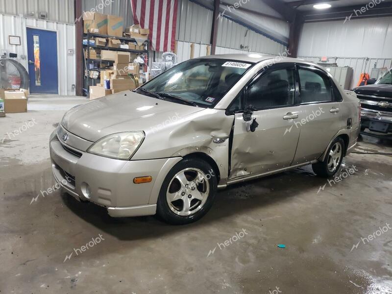 SUZUKI AERIO LX 2004 tan  gas JS2RB61S345200194 photo #1