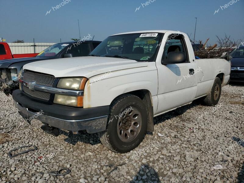 CHEVROLET SILVERADO 2005 white  gas 1GCEC14V95Z155710 photo #1