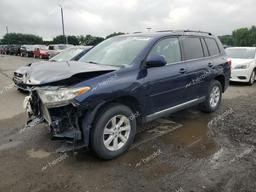 TOYOTA HIGHLANDER 2012 blue 4dr spor gas 5TDBK3EHXCS121008 photo #2