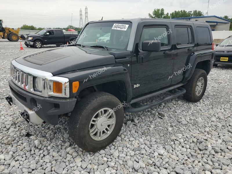 HUMMER H3 2009 black 4dr spor gas 5GTEN13E398106762 photo #1