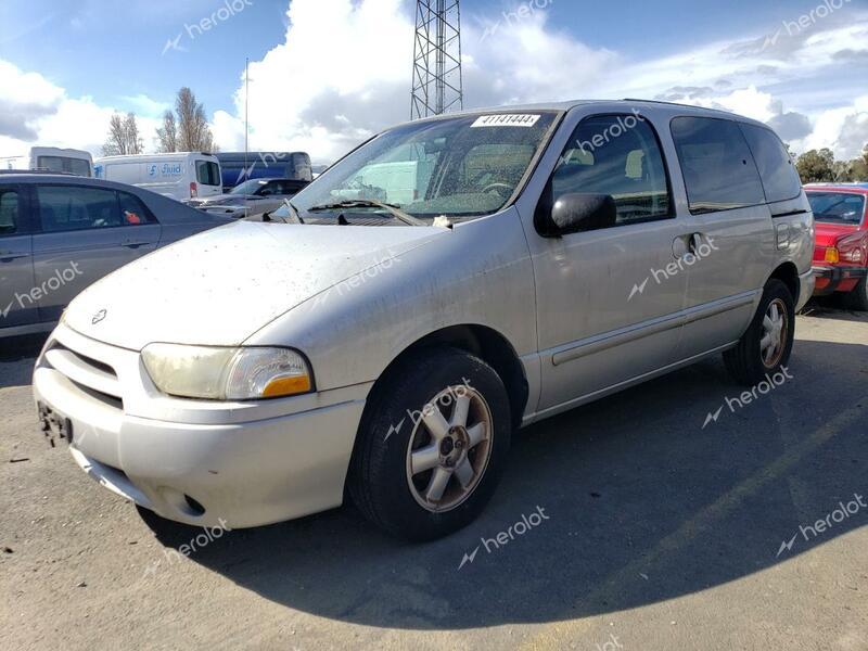 NISSAN QUEST GXE 2002 silver  gas 4N2ZN15T82D813774 photo #1