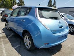 NISSAN LEAF SV 2011 blue hatchbac electric JN1AZ0CPXBT002524 photo #3