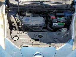 NISSAN LEAF SV 2011 blue hatchbac electric JN1AZ0CPXBT002524 photo #4