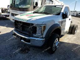 FORD F450 SUPER 2019 white  diesel 1FDUF4GT7KEC14055 photo #2