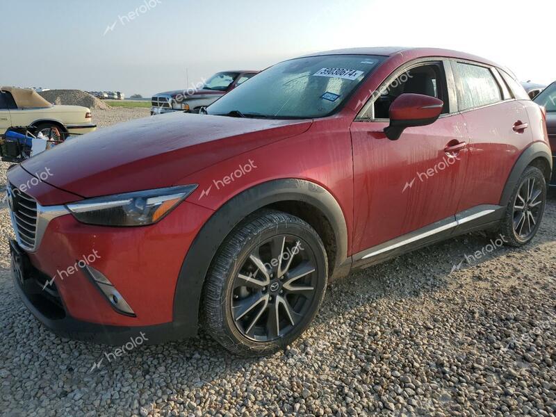 MAZDA CX-3 GRAND 2018 red  gas JM1DKDD75J0305716 photo #1