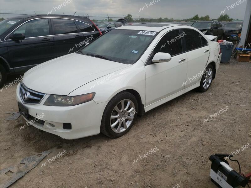 ACURA TSX 2006 white  gas JH4CL96886C020265 photo #1