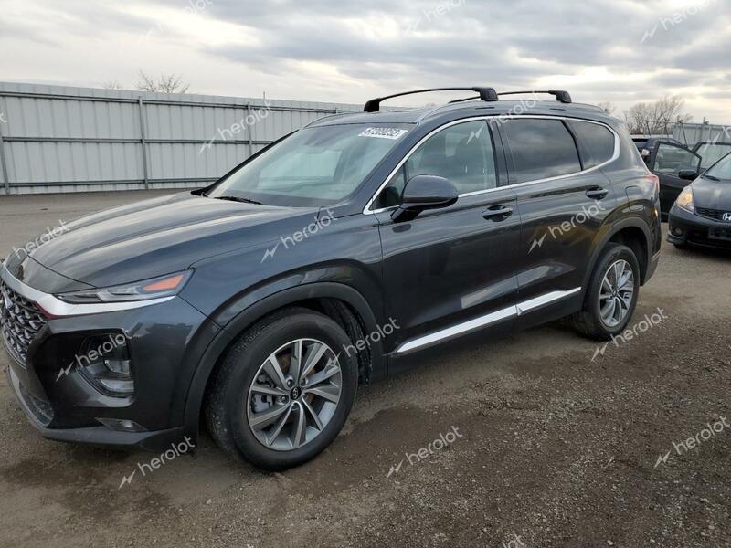 HYUNDAI SANTA FE S 2020 charcoal  gas 5NMS33AD9LH182918 photo #1