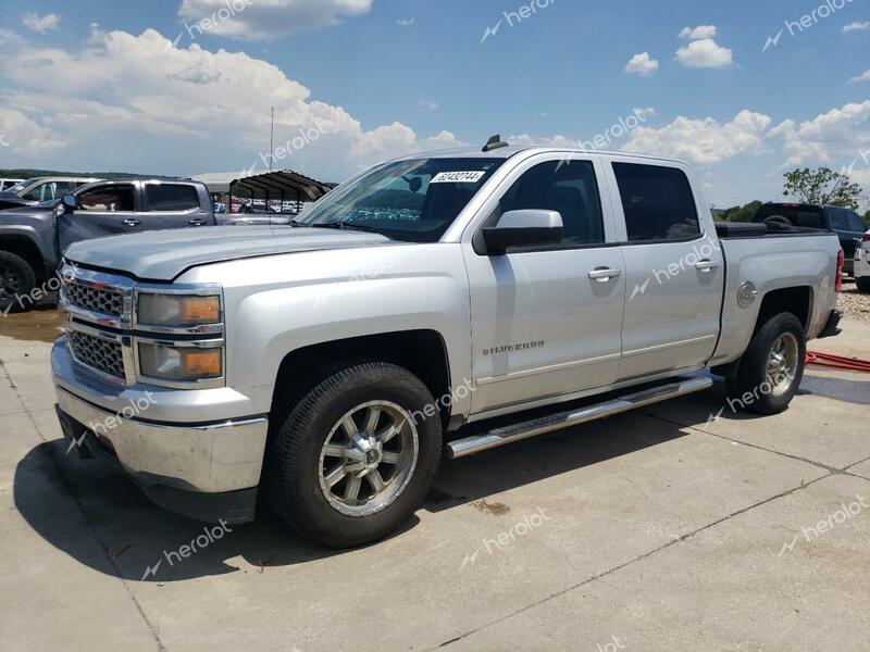 CHEVROLET SILVERADO 2015 silver  gas 3GCPCREC9FG111258 photo #1