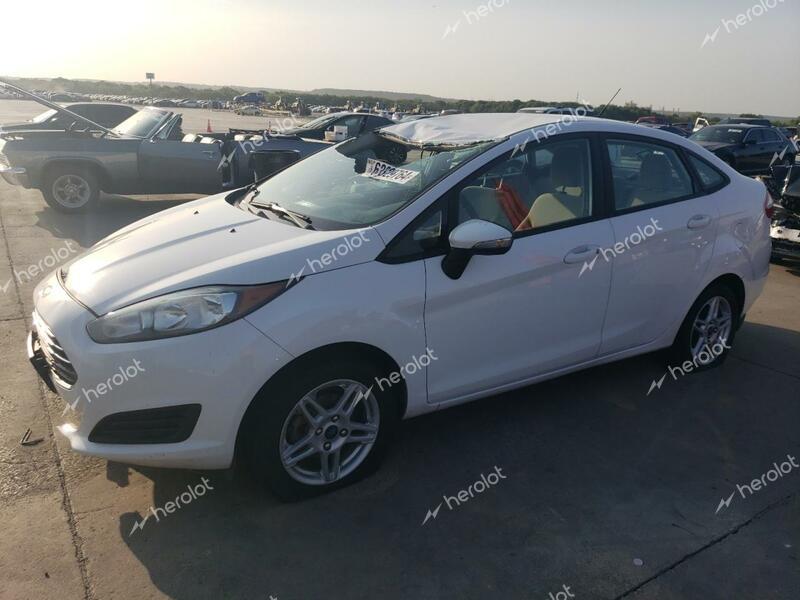 FORD FIESTA SE 2019 white  gas 3FADP4BJ6KM119011 photo #1