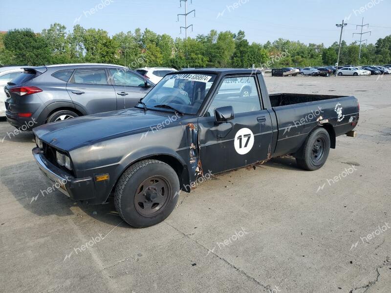 DODGE D50 CUSTOM 1986 black  gas JB7FP24DXGP060576 photo #1