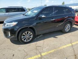 KIA SORENTO EX 2015 black  gas 5XYKU4A78FG637026 photo #2