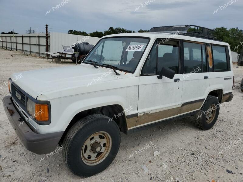 ISUZU TROOPER II 1989 white 4dr spor gas LESCH58E2K6902803 photo #1