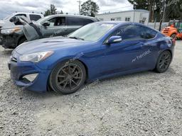 HYUNDAI GENESIS CO 2015 blue coupe gas KMHHU6KJ1FU123562 photo #2