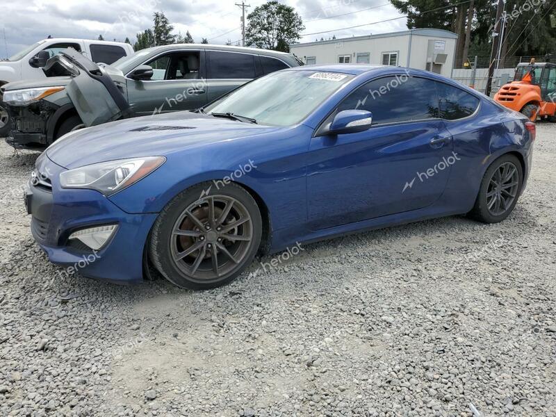 HYUNDAI GENESIS CO 2015 blue coupe gas KMHHU6KJ1FU123562 photo #1