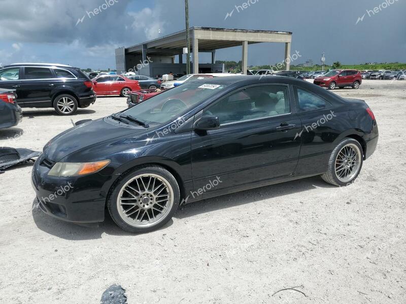 HONDA CIVIC LX 2007 black  gas 2HGFG11627H507942 photo #1