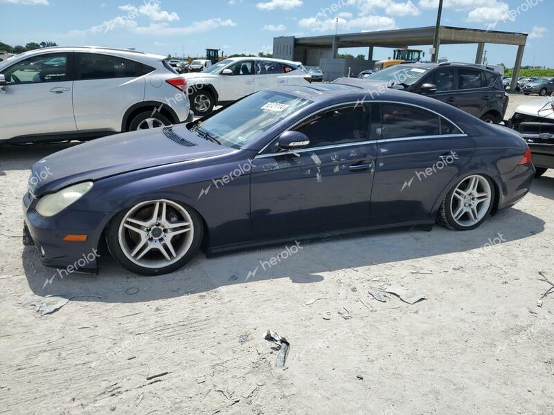 MERCEDES-BENZ CLS 550 2007 blue  gas WDDDJ72X97A098652 photo #1