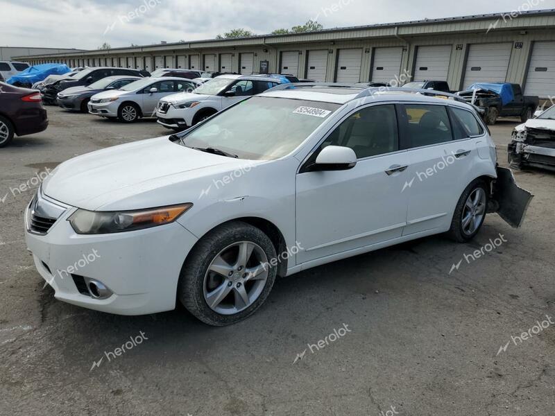 ACURA TSX 2013 white station gas JH4CW2H56DC000014 photo #1