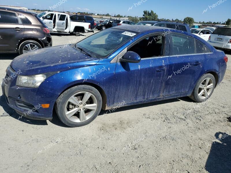 CHEVROLET CRUZE LT 2012 blue  gas 1G1PG5SC4C7106972 photo #1