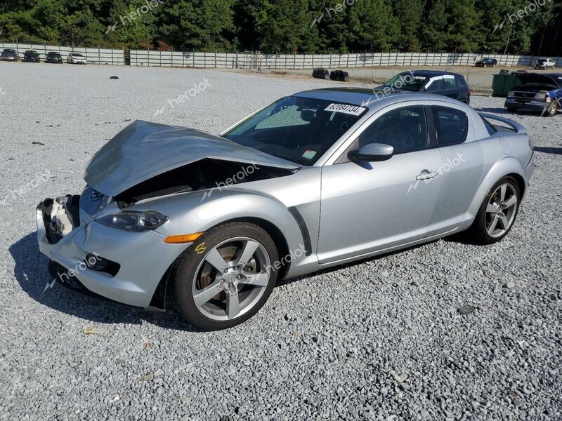 MAZDA RX8 2004 silver  gas JM1FE17N240100545 photo #1