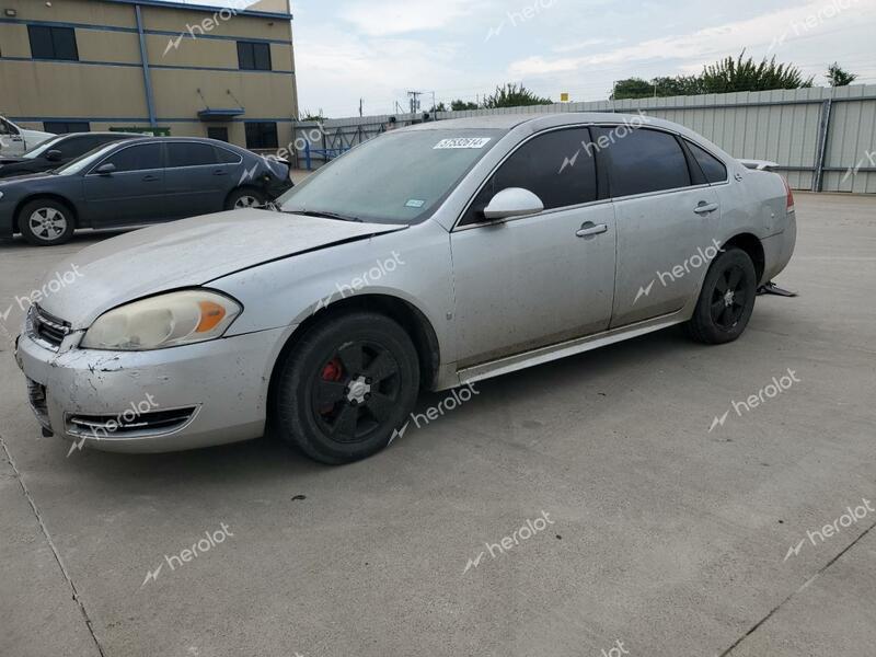 CHEVROLET IMPALA 1LT 2009 silver  flexible fuel 2G1WT57K891256273 photo #1