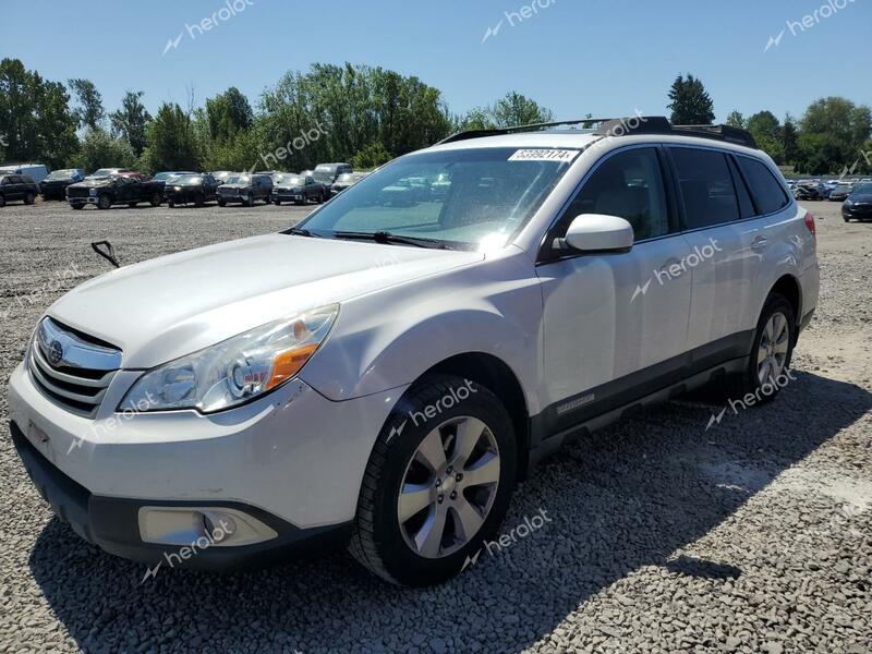 SUBARU OUTBACK 3. 2011 white  gas 4S4BRDGC2B2401087 photo #1