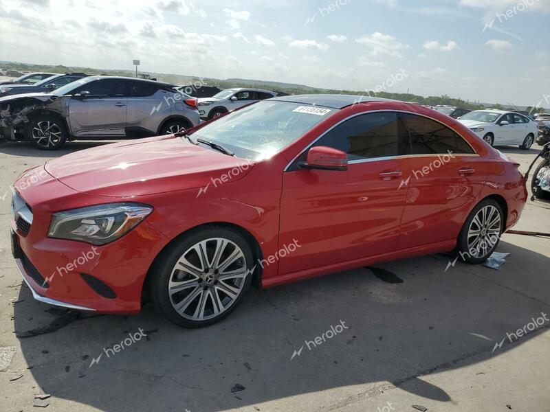 MERCEDES-BENZ CLA 250 4M 2019 red  gas WDDSJ4GB8KN769135 photo #1