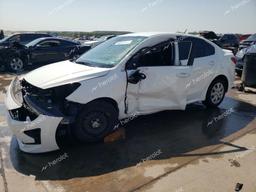 KIA RIO LX 2022 white  gas 3KPA24AD2NE432160 photo #2