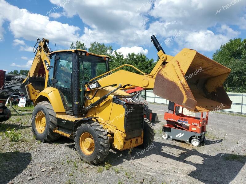 CATERPILLAR LOADER 2019 yellow   CAT0420FTHWC05217 photo #1