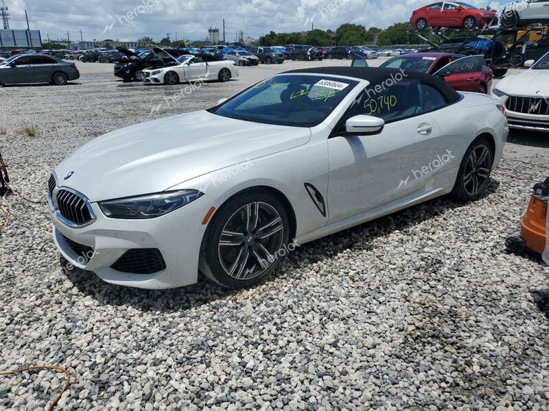 BMW 840I 2022 white  gas WBADZ2C09NCH16612 photo #1