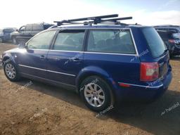 VOLKSWAGEN PASSAT GLS 2001 blue  gas WVWXH63B31E240736 photo #3