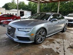 AUDI A7 PREMIUM 2017 gray hatchbac gas WAUW2AFC7HN046433 photo #2