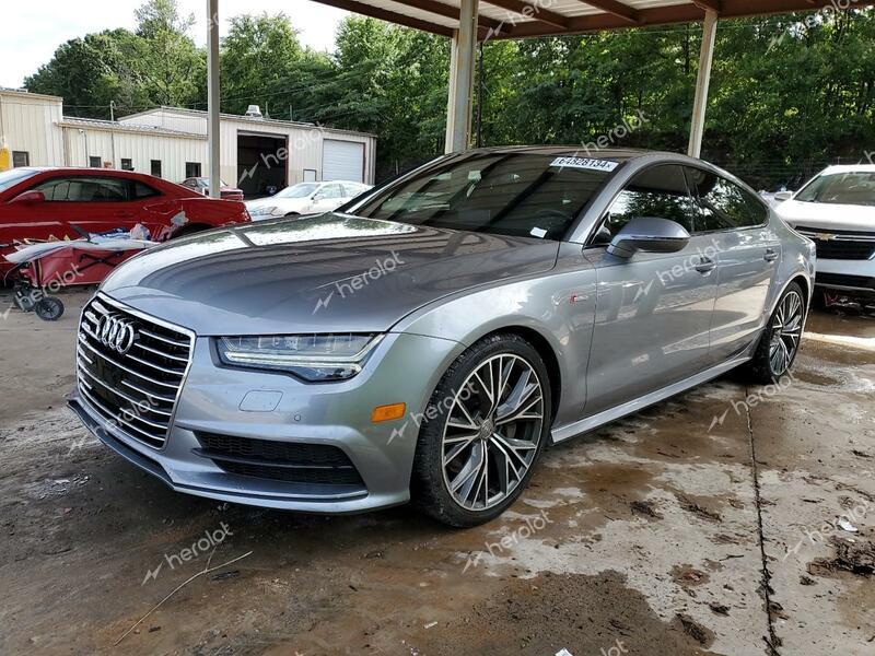 AUDI A7 PREMIUM 2017 gray hatchbac gas WAUW2AFC7HN046433 photo #1