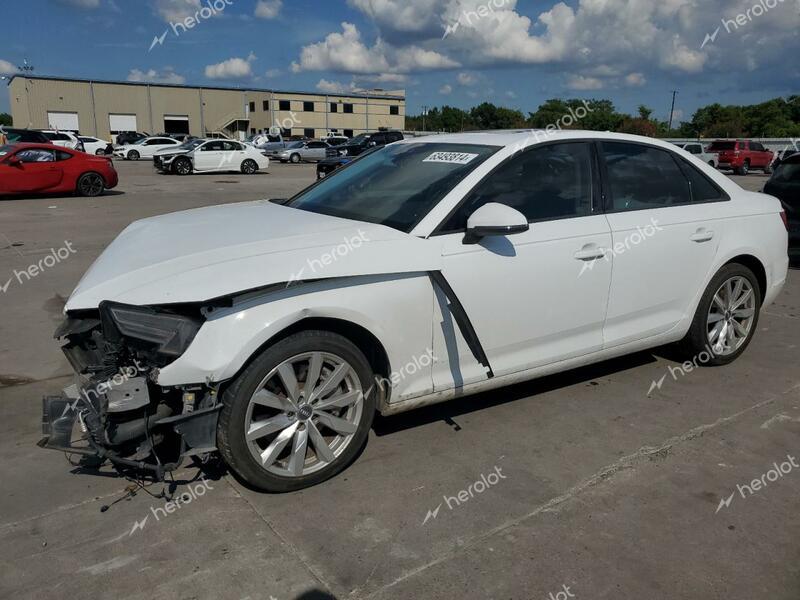 AUDI A4 PREMIUM 2017 white sedan 4d gas WAUGNAF44HN005777 photo #1