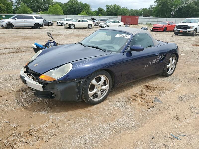 PORSCHE BOXSTER 2001 blue converti gas WP0CA29841U625476 photo #1