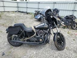 HARLEY-DAVIDSON FXDB DYNA 2014 black road/str gas 1HD1GXM39EC317065 photo #2