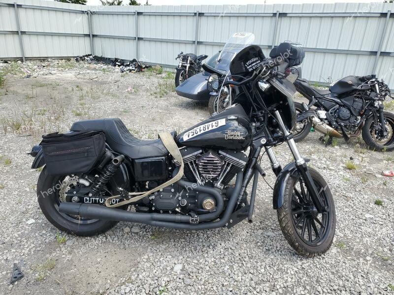 HARLEY-DAVIDSON FXDB DYNA 2014 black road/str gas 1HD1GXM39EC317065 photo #1