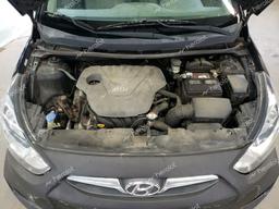 HYUNDAI ACCENT GLS 2013 black sedan 4d gas KMHCT4AE1DU310383 photo #4